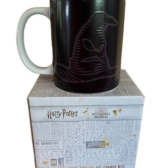 Harry Potter Mug Hogwarts House Sorting Hat color Change Gryffindor New Gift - Picture 5 of 10